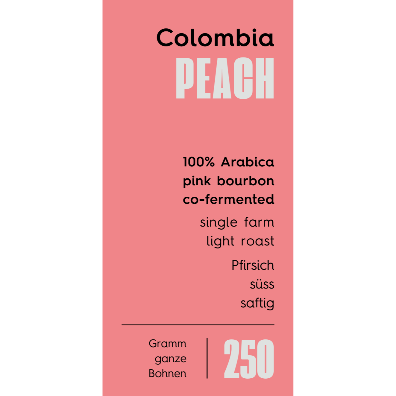 Colombia– Peach