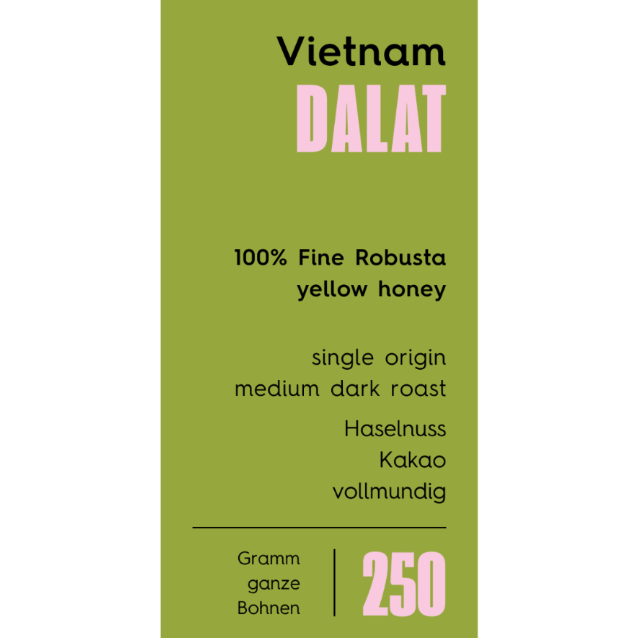 Vietnam – Dalat 100% Robusta