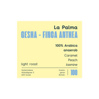 Gesha – Finca Anthea, La Palma – Originaletikett 100 g